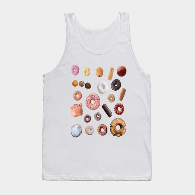 Doughnut Lineup Tank Top by Cult Classics